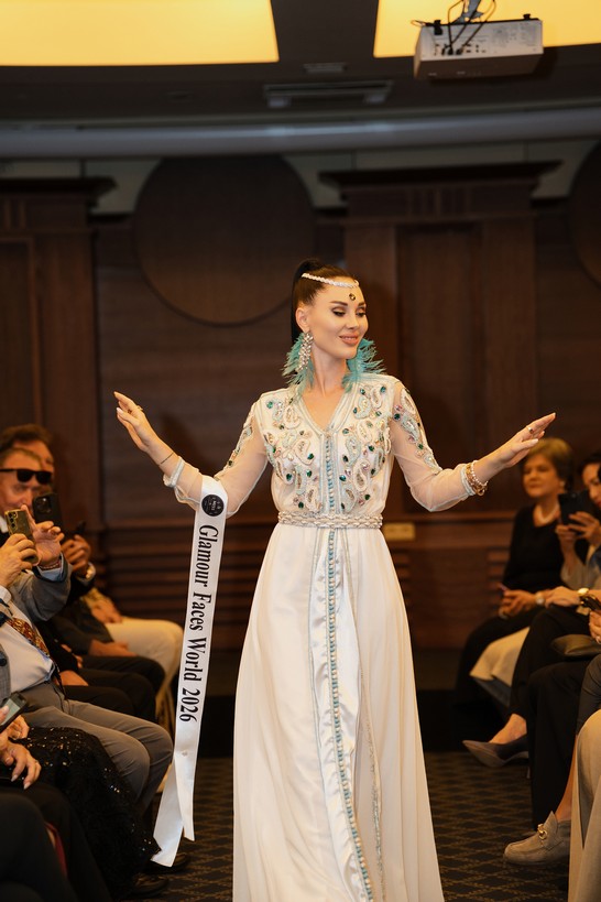 •	Участнички в Glamour Faces World 2026 на мароканска вечер 