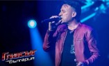 Румен Колев по време на изпълнението си в „Гласът на България“